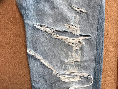 リダンの腿部分の補修