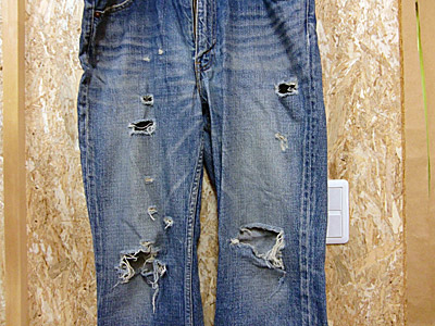 腿から膝のダメージを簡単リペアした事例