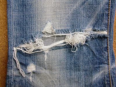 膝の大きなダメージを簡単リペアした事例