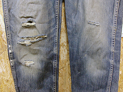 膝腿のダメージを完璧リペアで修理した事例