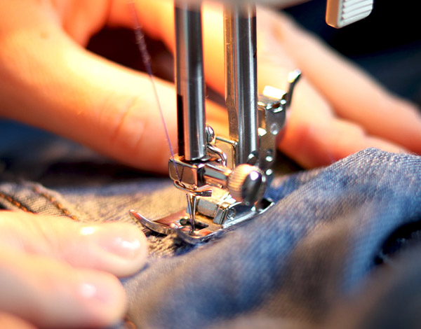 ジーンズのサイズ直し